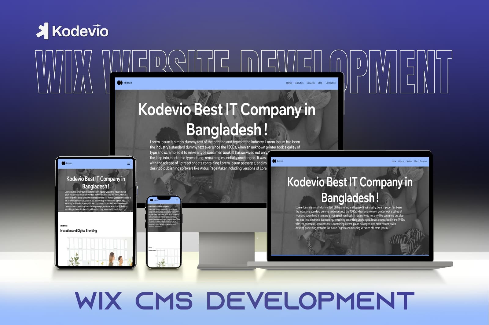 Kodevio Wix CMS Platform